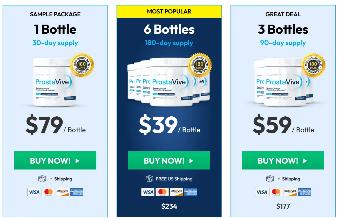 prostavive supplement price 1